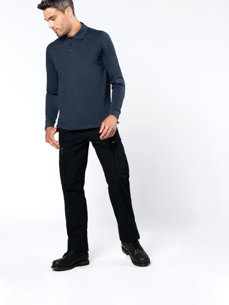 Polos à personnaliser WK. DESIGNED TO WORK Polo manches longues homme 