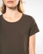 T-shirt KARIBAN Dames-t-shirt ronde hals korte mouwen voor bedrukking &amp; borduring
