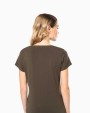 T-shirt KARIBAN Dames-t-shirt ronde hals korte mouwen voor bedrukking &amp; borduring