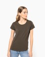 T-shirt KARIBAN Dames-t-shirt ronde hals korte mouwen voor bedrukking &amp; borduring
