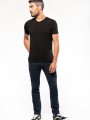 T-Shirts à personnaliser KARIBAN T-shirt manches courtes col V homme 