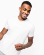 KARIBAN Kurzarm-T-Shirt mit V-Ausschnitt T-Shirt personalisierbar