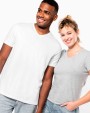 KARIBAN Kurzarm-Damen-T-Shirt mit V-Ausschnitt T-Shirt personalisierbar