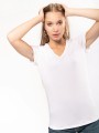 T-Shirts à personnaliser KARIBAN T-shirt col V manches courtes femme 