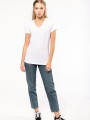 T-Shirts à personnaliser KARIBAN T-shirt col V manches courtes femme 