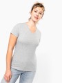 T-Shirts à personnaliser KARIBAN T-shirt col V manches courtes femme 