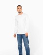 T-shirt KARIBAN T-shirt ronde hals lange mouwen voor bedrukking &amp; borduring