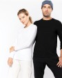 T-shirt KARIBAN T-shirt ronde hals lange mouwen voor bedrukking &amp; borduring