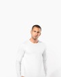 T-shirt KARIBAN T-shirt ronde hals lange mouwen voor bedrukking &amp; borduring