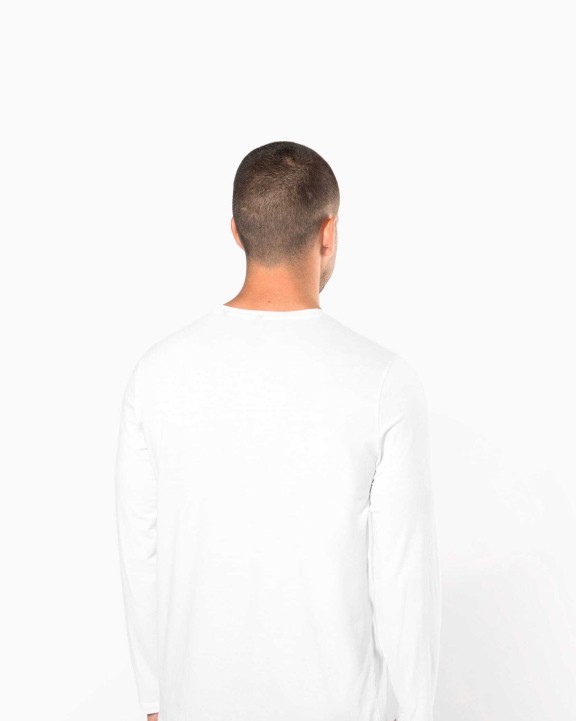 T-shirt KARIBAN T-shirt ronde hals lange mouwen voor bedrukking &amp; borduring