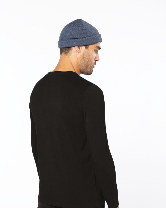 T-shirt KARIBAN T-shirt ronde hals lange mouwen voor bedrukking &amp; borduring