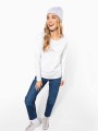 T-Shirts à personnaliser KARIBAN T-shirt col rond manches longues femme 