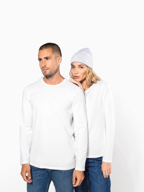 T-Shirts à personnaliser KARIBAN T-shirt col rond manches longues femme 