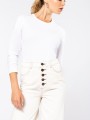 T-Shirts à personnaliser KARIBAN T-shirt col rond manches longues femme 