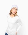 KARIBAN Damen Langarm-T-Shirt mit Rundhalsausschnitt T-Shirt personalisierbar