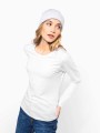 T-Shirts à personnaliser KARIBAN T-shirt col rond manches longues femme 