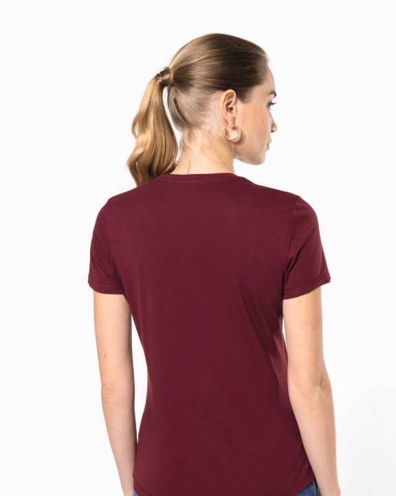 KARIBAN Damen-T-Shirt BIO150 IC mit V-Ausschnitt T-Shirt personalisierbar