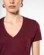KARIBAN Damen-T-Shirt BIO150 IC mit V-Ausschnitt T-Shirt personalisierbar