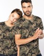 T-shirt personnalisable KARIBAN T-shirt camo manches courtes femme