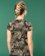 T-shirt personnalisable KARIBAN T-shirt camo manches courtes femme