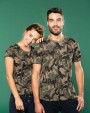 T-shirt personnalisable KARIBAN T-shirt camo manches courtes femme