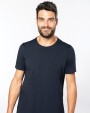 T-shirt KARIBAN Bio T-shirt kraag met onafgewerkte rand korte mouwen voor bedrukking &amp; borduring