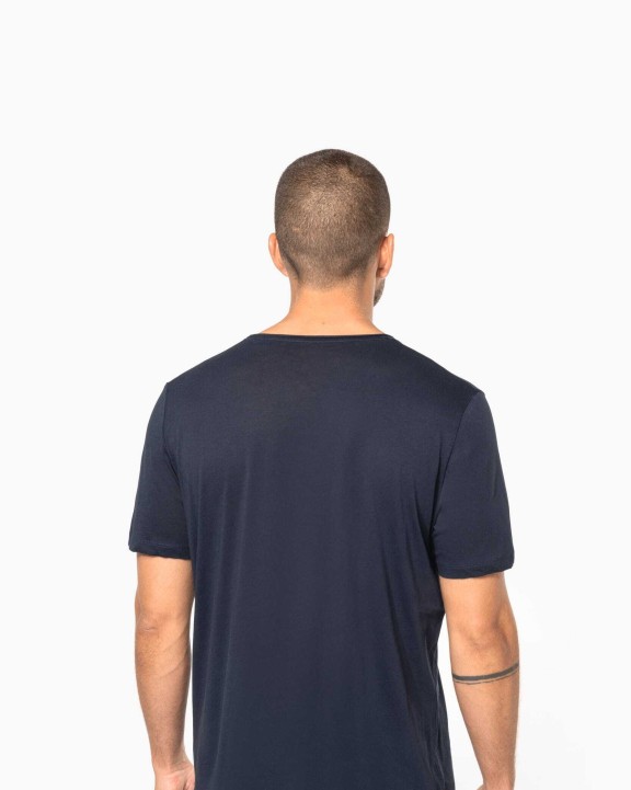 T-shirt personnalisable KARIBAN T-shirt Bio col à bords francs manches courtes homme