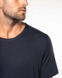T-shirt personnalisable KARIBAN T-shirt Bio col à bords francs manches courtes homme