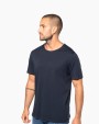 T-shirt KARIBAN Bio T-shirt kraag met onafgewerkte rand korte mouwen voor bedrukking &amp; borduring