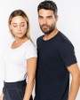 T-shirt KARIBAN Bio T-shirt kraag met onafgewerkte rand korte mouwen voor bedrukking &amp; borduring