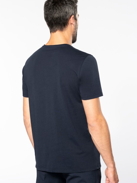 T-Shirts à personnaliser KARIBAN T-shirt Bio col à bords francs manches courtes homme 