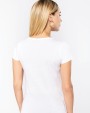 KARIBAN Bio-T-Shirt für Damen mit kurzen Ärmeln und ungesäumtem Halsausschnitt T-Shirt personalisierbar