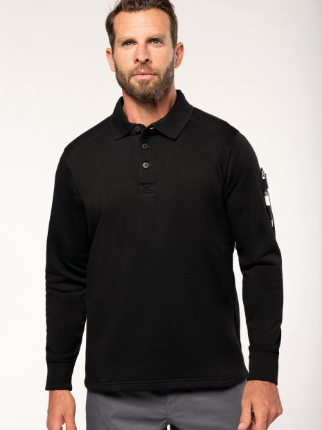 Sweat-shirts à personnaliser WK. DESIGNED TO WORK Sweat-shirt col polo homme 