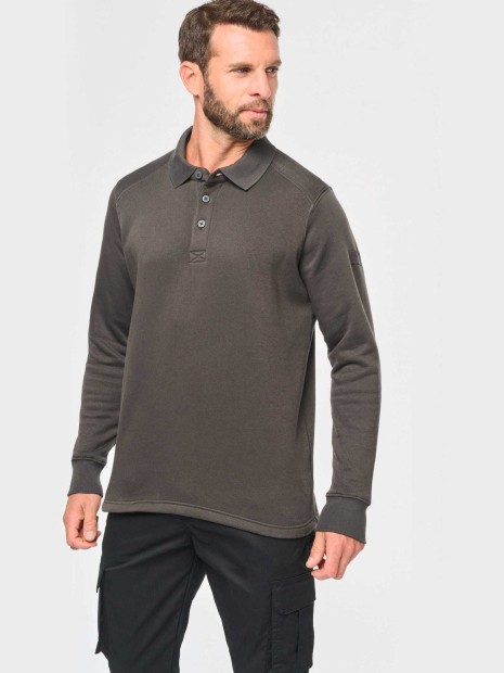 Sweat-shirts à personnaliser WK. DESIGNED TO WORK Sweat-shirt col polo homme 