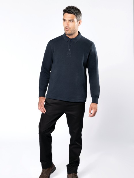 Sweat-shirts à personnaliser WK. DESIGNED TO WORK Sweat-shirt col polo homme 