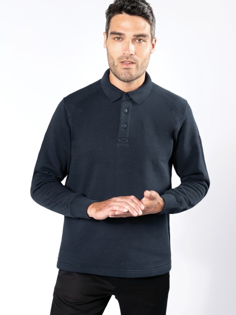 Sweat-shirts à personnaliser WK. DESIGNED TO WORK Sweat-shirt col polo homme 