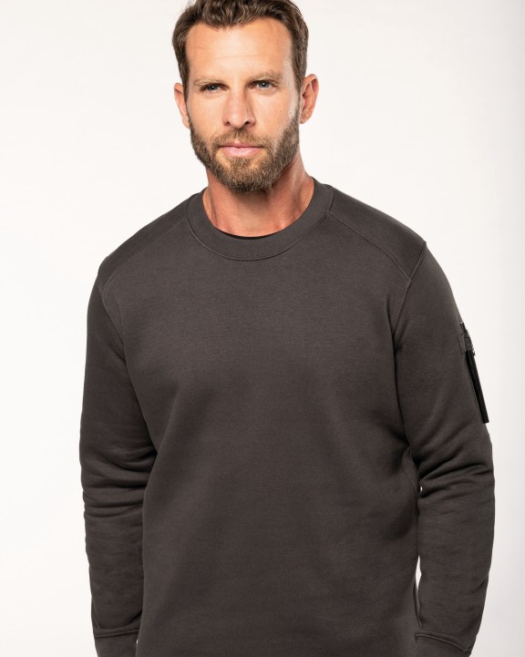 WK. DESIGNED TO WORK Sweatshirt mit Set-in-Ärmeln Sweatshirt personalisierbar