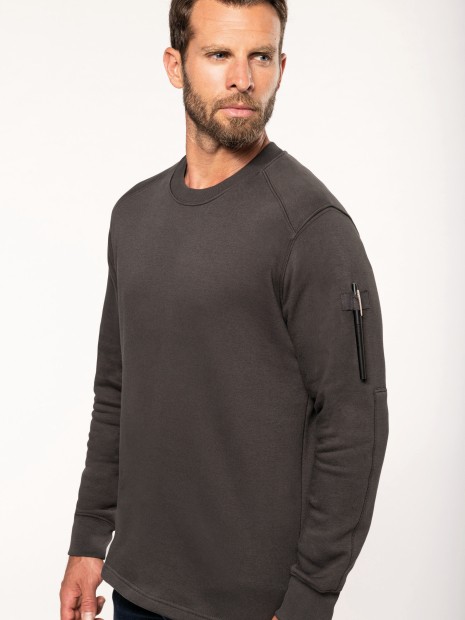 Sweat-shirts à personnaliser WK. DESIGNED TO WORK Sweat-shirt manches montées homme 