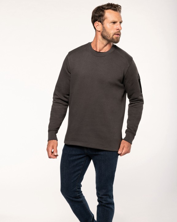 Sweat-shirt personnalisable WK. DESIGNED TO WORK Sweat-shirt manches montées homme