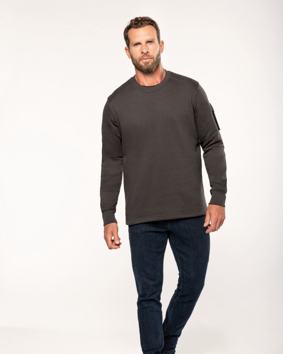 Sweat-shirt personnalisable WK. DESIGNED TO WORK Sweat-shirt manches montées homme