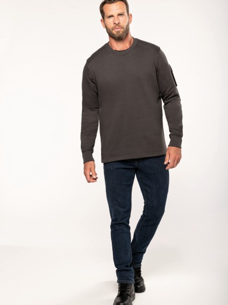 Sweat-shirts à personnaliser WK. DESIGNED TO WORK Sweat-shirt manches montées homme 