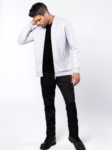 Vestes à personnaliser KARIBAN Veste molleton zippée homme 