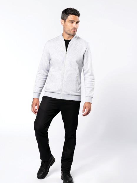 Vestes à personnaliser KARIBAN Veste molleton zippée homme 