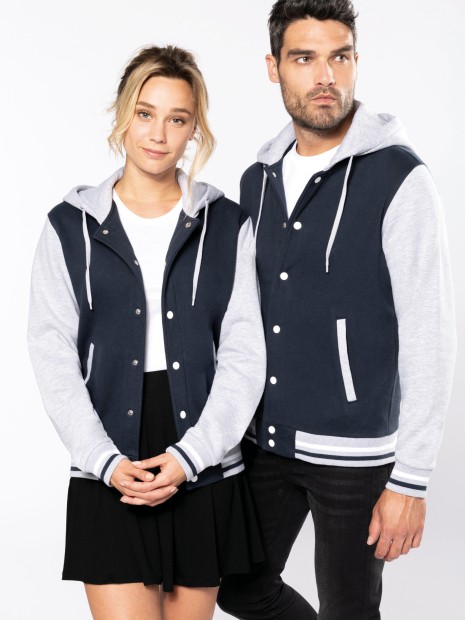 Vestes à personnaliser KARIBAN Blouson Teddy à capuche Unisexe 