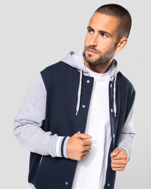Veste personnalisable KARIBAN Blouson Teddy à capuche Unisexe