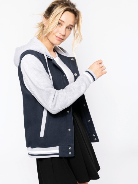 Vestes à personnaliser KARIBAN Blouson Teddy à capuche Unisexe 