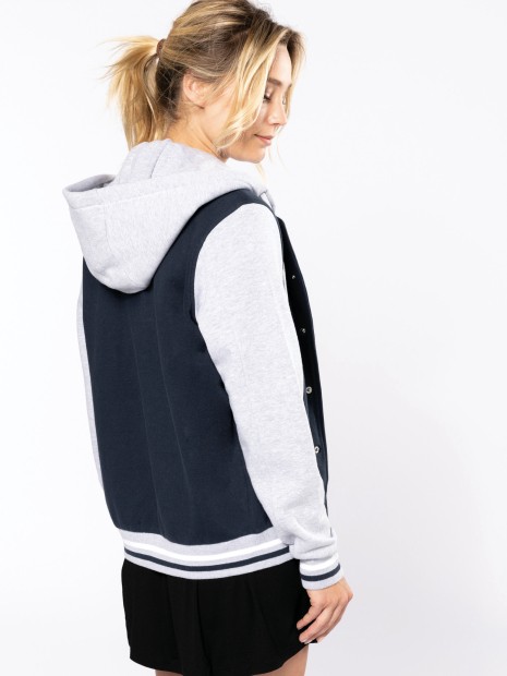 Vestes à personnaliser KARIBAN Blouson Teddy à capuche Unisexe 