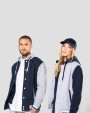 KARIBAN Unisex College Jacke mit Kapuze Jacke personalisierbar