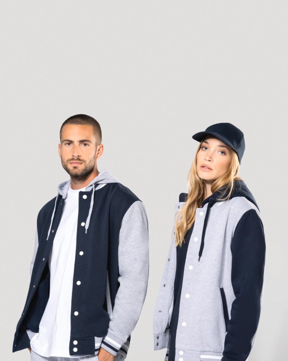 Veste personnalisable KARIBAN Blouson Teddy à capuche Unisexe