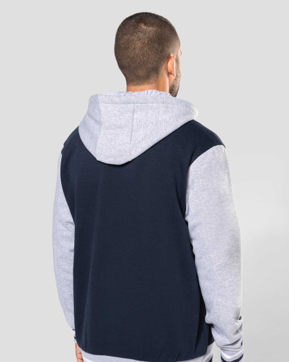 KARIBAN Unisex College Jacke mit Kapuze Jacke personalisierbar